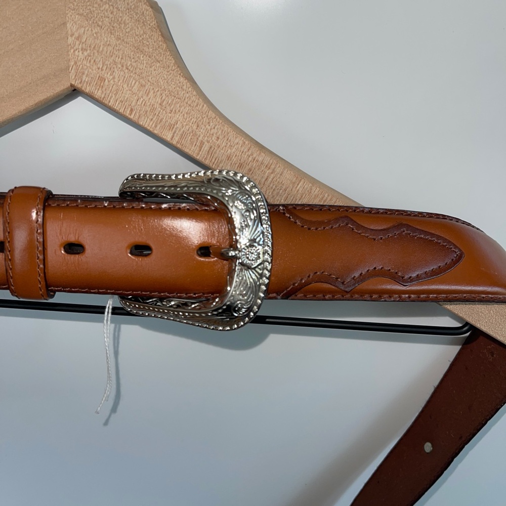 Leather Western Belt Size 3XL - Picture 3 of 8